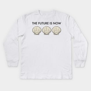 Three Seashells Kids Long Sleeve T-Shirt